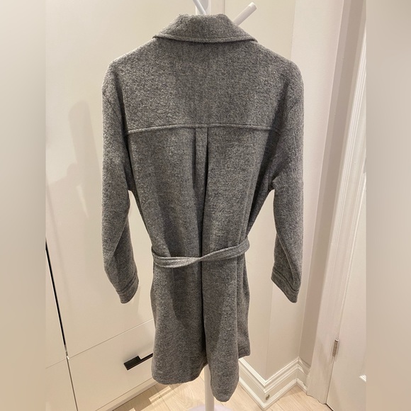 Frank & Oak Gray Wool Dress/Shacket - S - Picture 3 of 7